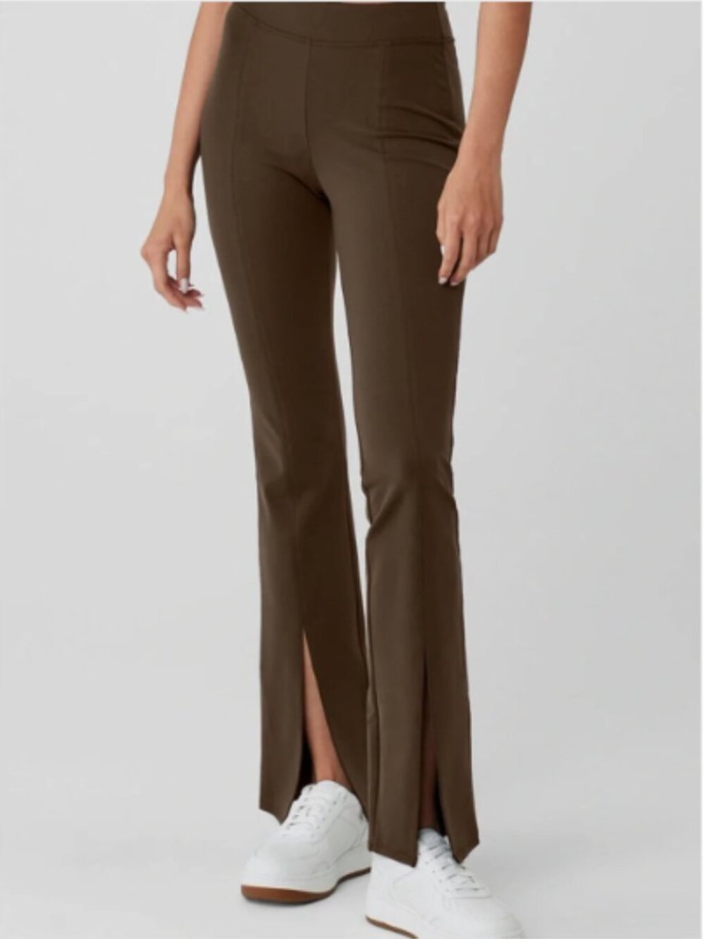 Alo yoga airbrush 7/8 split leggings in Espresso